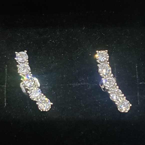 Stud Earrings Cubic Zircon - Picture 10 of 10